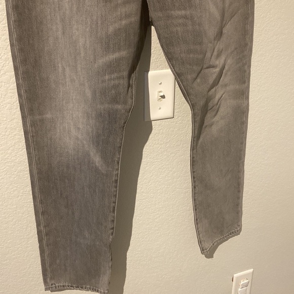 POLO RALPH LAUREN GREY HIGH WAIST SLIM
STRAIGHT CROP JEANS Size 32 NWT - Picture 8 of 15